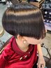 【あなた史上最高の手触りへ】小顔カット+カラー+髪質改善プログラムTR