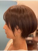 大人かわいいショートボブ