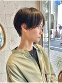 レイヤー大人かわいいコンパクトレショート前髪あり