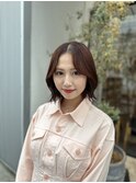 韓国ミディアムヘア［ヨシンモリ/センターパート/韓国］
