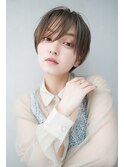 【GEEKS渋谷】スモーキーベージュ/春カラー/小顔/クールショート