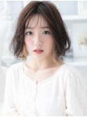 インナーカラーニュアンスパーマくびレイヤーc6越谷20代30代40代