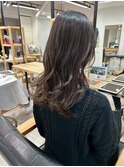 ゆるふわウェーブ×アッシュブラウン