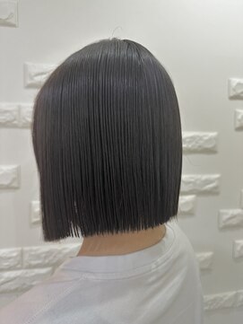エス ハート オブ ヘアー 名東店(Heart of HAIR) 【ES田中】summer style　切りっぱなしボブ