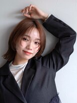 セロ 東辻井店(SERO) 【SERO東辻井】ミディアムレイヤー/ショコラベージュ