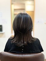 ヘアー グリーン(hair green) 30代40代50代/こなれミディ/レイヤースタイル/イメチェン/ツヤ髪