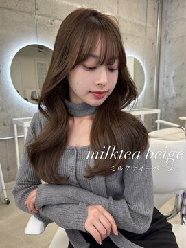 フォンズ(FONS) 上品韓国ヘアミルクティーベージュ