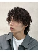 栄緩め縦落ちツイストスパイラルパーマ無造作パーマ30代
