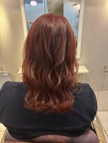 モップス 富岡店(MOPS)&nbsp;ゆるふわミディアム×レッド