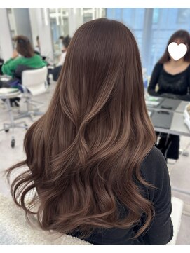 アマトウキョウスマートサロン(AMA TOKYO×Smart Salon) 韓国スタイル/ナチュラルくびれヘア_くびれ巻き_透明感カラー