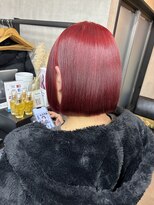 トリコ(ToricO)&nbsp;ダブルカラー　チェリーレッド　ワインレッド　ブリーチカラー