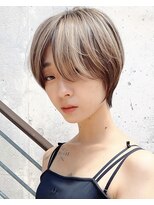 セイドット フクオカ(Say.FUKUOKA) 【Say.福岡】前髪長めショート×アンブレラカラーデザインカラー