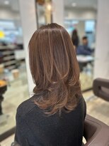 フィラージュ サロンドウィズ(filage SALON DE WITH)&nbsp;ミディアムレイヤー/白髪染め/髪質改善/船橋駅/船橋大神宮