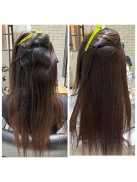 フェリア 渋谷(Feria) 縮毛矯正before after【谷島】