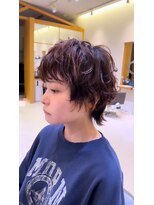 アピッシュ 国分寺(apish) セミウルフショートパーマ