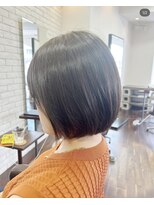 サロウィン 名古屋本山店(SALOWIN)&nbsp;並行ボブxカーキベージュ/HIDE