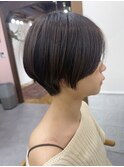 酸性ストレート×髪質改善×縮毛矯正×ショートヘア×韓国
