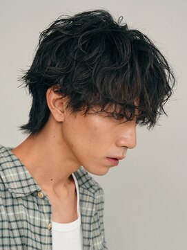 フィフスパーク(fifth PARK) 渋谷波巻きスパイラルパーマシャドウパーマメンズマッシュウルフ