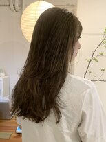 ライン(LINE)&nbsp;レイヤーカット/オリーブベージュ