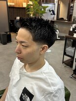 オールマンバーバーショップ 流山おおたかの森(Allman Barbershop)&nbsp;リバースセンターパート/ニュアンスパーマ/流山おおたかの森