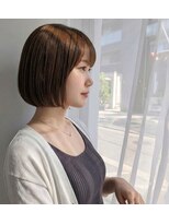 リミ(LIMI)&nbsp;髪質改善/レイヤーボブ/ベージュ/30代40代/顔周りカット/広島