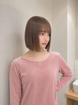 フォト 新宿三丁目(foto)&nbsp;髪質改善縮毛矯正地毛風ストレート切りっぱなしボブ