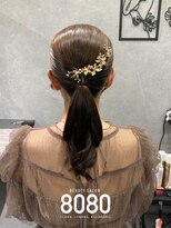 はればれ 桜木町 関内(8080) ねじりハーフアップ