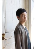 黒髪×ベリーショート