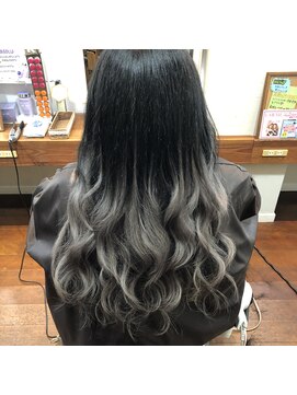 ビーヘアー(BE hair) カラー×プルエクステ