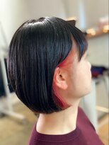 ツムグ 代官山店(TUMUGU)&nbsp;大人かわいい/ダークアッシュ/テラコッタ/イヤリングカラー/ボブ