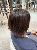 ★岡田有加★20代30代ナチュラルハイライト×くびれボブ