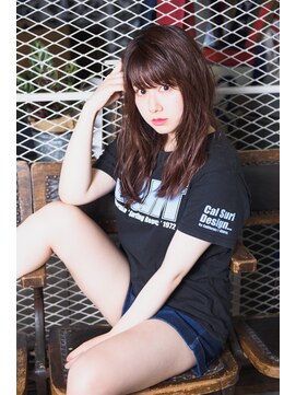 ミエル ヘア 新宿(miel hair) 〈mielhair新宿〉カジュアル艶セミディ　TOKIO