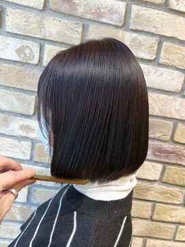 モナン 渋谷(Monan) 【飯田】王道切りっぱなしボブ #渋谷