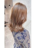 ドゥマン(Demain)&nbsp;ナチュラルカールショコラベージュボブルフミディアム