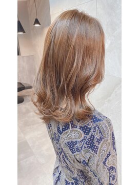 ドゥマン(Demain) ナチュラルカールショコラベージュボブルフミディアム