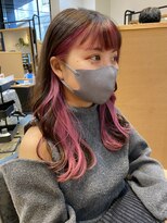 ウィーブス セタガヤ(weaves -SETAGAYA-) フェイスフレーミング×ピンクベージュ【weavesSETAGAYA】