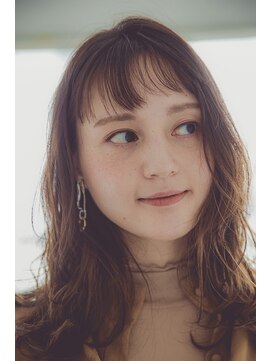 エス ヘアメイク スペース(es hair make space) 大人ショートバング×半熟パーマ