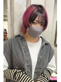 ハイトーンフェイスフレーミングデザインカラー10代20代
