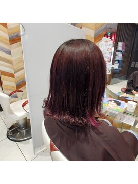 アース 千葉店(HAIR&MAKE EARTH) 外はねセミディ