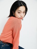 オンク 新宿(onk)&nbsp;黒髪/グレーベージュ/レイヤーロング/前髪パーマ[新宿駅]