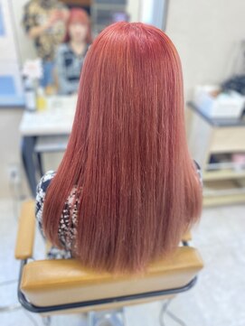 アジールヘア 東上野店(agir hair) 20代30代40代大人可愛いチェリーピンクダブルカラー透明感