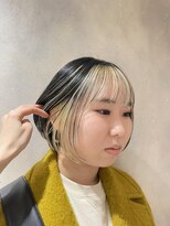 アオ(AO。)&nbsp;インナーカラー/抜きっぱなしブロンド/ブリーチあり/石川町