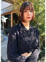 エイミー(Aimee)&nbsp;Aimee 町田　内巻きボブ×ナチュラルブラウン
