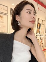 アミー 駒澤(Ammy komazawa)&nbsp;ミニボブ/切りっぱなし/タッセルボブ/ショートボブ/透明感カラー