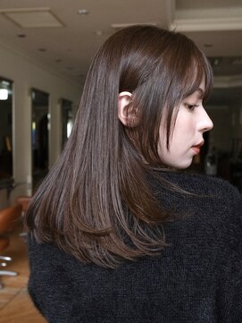 ビュートリアム265(BEAUTRIUM 265) ◆小顔ミディアムレイヤーカット/マロンベージュ/艶ブラウン