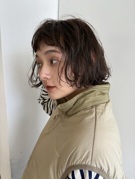 エヌ 烏丸(enu) ボブパーマ / ニュアンスパーマ