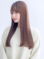 美髪改善でつくる絹髪ストレート　髪質改善ストレート　Aujua