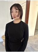 似合わせカット　ぷつっとボブ
