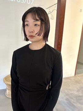 デン(den) 似合わせカット ぷつっとボブ