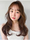 外ハネボブくびれヘアデジタルパーマワンカール大人可愛い